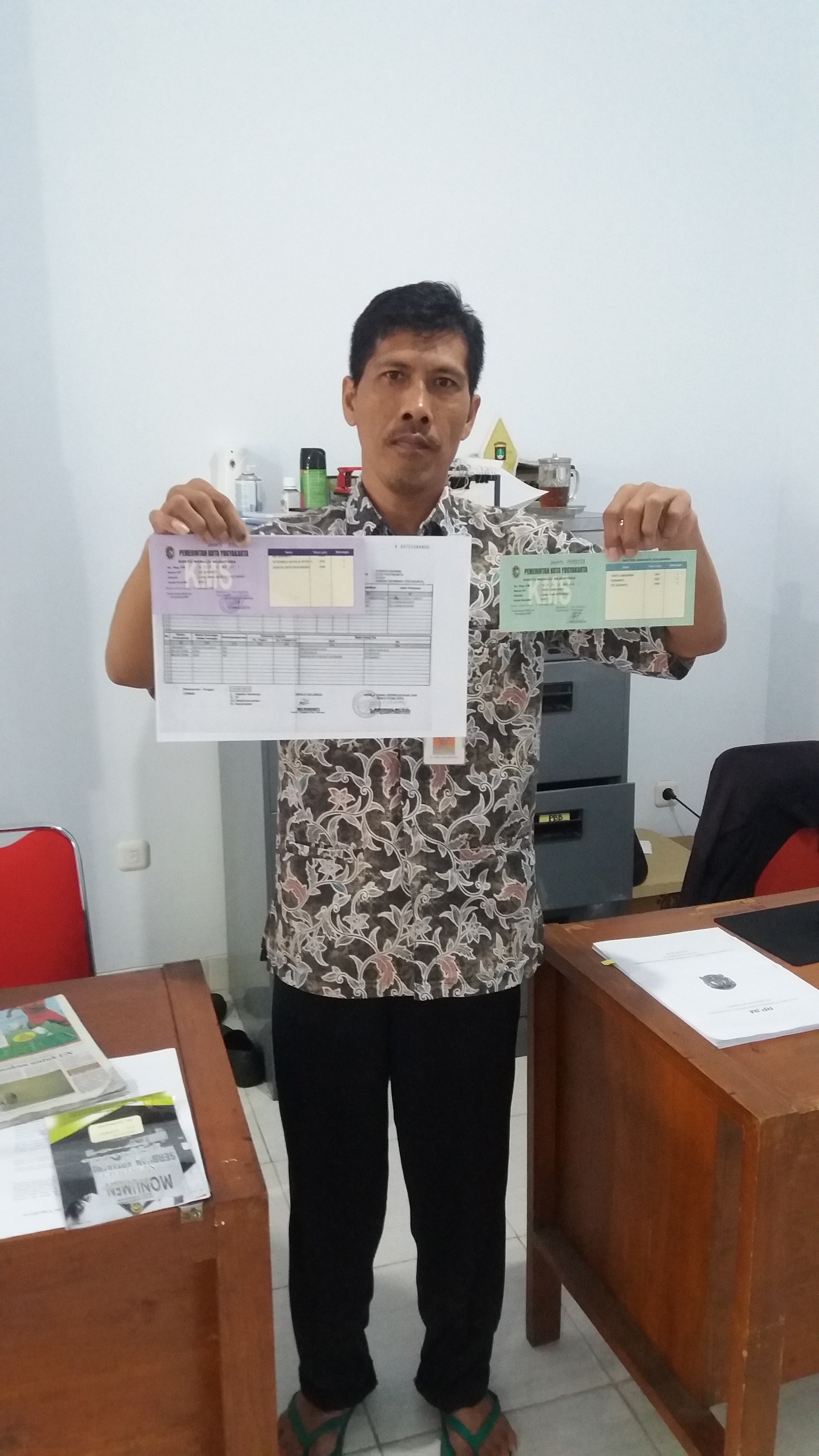 Pengambilan KMS Kelurahan Kotabaru Tahun 2019
