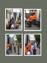 PT. Pos Indonesia mendistribusikan bantuan untuk Warga Masyarakat Kelurahan Kotabaru
